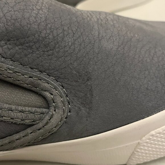 Sperry Gray Suede Slip-On Twin Gore Sneakers SIze 5 - Picture 9 of 16